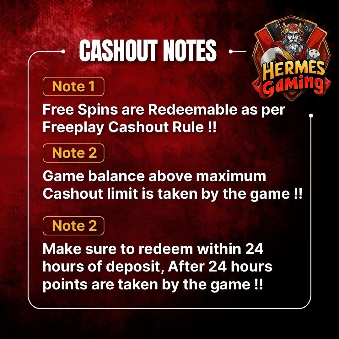 Cashout Rules